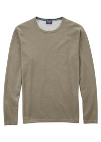 OLYMP Herren Rundhalspullover "OLYMP Strick Casual", grau, casual, Gr. XXXL, Obermaterial: 100% Baumwolle, Pullover, Crew Neck