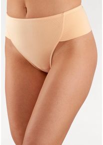 Petite Fleur Damen Formstring, Gr. 32, beige, Jersey, Obermaterial: 90% Baumwolle, 10% Elasthan (LYCRA SPORT). Meshfutter: 90% Polyamid, 10%