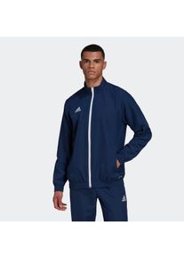 Herren Trainingsjacke "ENT22 PRE JKT", blau, sportlich, Gr. S, adidas Performance, Obermaterial: 100% Polyester, Jacken