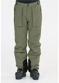 SLOPE Herren Skihose "Killy", grün, casual, Gr. S, unifarben, 100% Polyester, Hosen, aus wetterfestem und atmungsaktivem Material