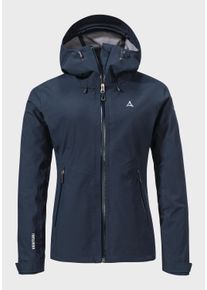 Schöffel SCHÖFFEL Damen Outdoorjacke "Hiking Jacket Style Cascata WMS", blau, sportlich, Gr. 44, Oberstoff: Aussenseite: 100% Polyester Innenseite: 100%