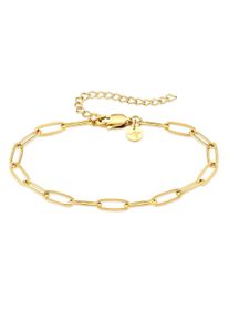 Kangaroos Damen Charm-Armband "Schmuck Geschenk, Armkette Gliederkette", Edelstahl, gold, Edelstahl, Armbänder