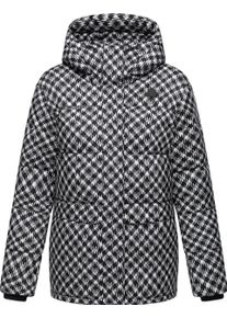 Ragwear Damen Steppjacke "Wikesh Print", schwarz, modisch, Gr. 4XL, Obermaterial: 100% Polyester, Innenfutter: 100% Polyester, Wattierung: 100%