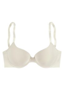 Lascana Damen Schalen-BH "Ela - perfect basic", Gr. 75, beige, Microtouch, Obermaterial: 82% Polyamid (TACTEL), 18% Elasthan (LYCRA), Basic, BHs, mit