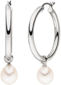 ADRIANA Damen Paar Creolen "Schmuck Geschenk Silber 925 Ohrringe La Maddalena, L45", Silber 925 (Sterlingsilber)-Perlen, bunt, Silber 925