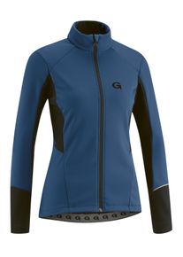 Gonso Damen Fahrradjacke "FURIANI", blau, Gr. 38, 100% Polyester, Jacken, Damen Softshell-Jacke, Windjacke atmungsaktiv und wasserabweisend