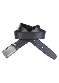 MAN'S WORLD MAN'S WORLD Damen Ledergürtel, schwarz, elegant,festlich, Gr. 95, unifarben mit Farbeinsatz, Obermaterial: 100% Rindsleder, Gürtel, mit eleganter