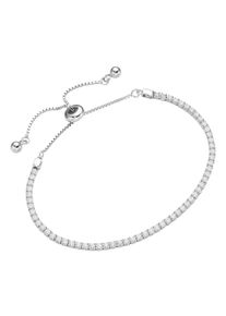 Lady Damen Armband, Glas-Silber 925 (Sterlingsilber), silber, Glas, Silber 925 (Sterlingsilber), Armbänder