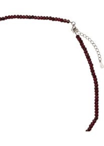Firetti Damen Collier "Schmuck Geschenk Silber 925 Halsschmuck Halskette Edelstein", Silber 925 (Sterlingsilber), L: 50cm B: 3mm, rot, Silber 925