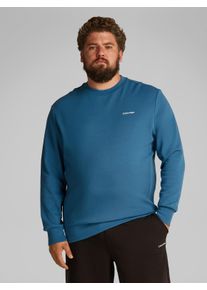 Herren Sweatshirt "BT_MICRO LOGO REPREVE SWEATSHIRT", schwarz, casual, Gr. XXL, CALVIN KLEIN BIG & TALL, unifarben, Sweatware, Obermaterial: 65%