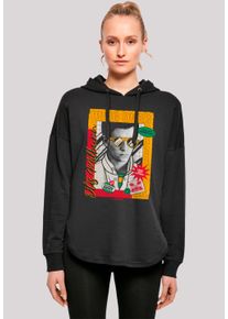 F4NT4STIC Damen Kapuzenpullover "Sex Education Otis Hung Over Collage", schwarz, casual, Gr. L, Obermaterial: 100% Baumwolle, Pullover, Premium