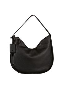 Tom Tailor Damen Hobo "Adela", schwarz, Polyurethan, Taschen, aus Lederimtat in modernen Linienführung und abgesetzter Kantenfarbe