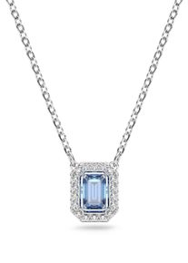 Swarovski Damen Kette mit Anhänger "Una Millenia Dc, 5598421, 5599177, 5614926, 5614933", Metall, L: 43cm, weiß, Metall, Halsketten, mit Swarovski