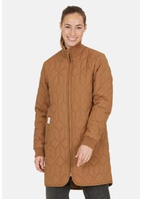 WEATHER REPORT Damen Outdoorjacke "Nokka", beige, casual, Gr. 40, kariert, 100% Polyester, Jacken, mit atmungsaktiver Funktion