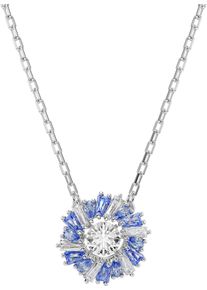 Swarovski Damen Kette mit Anhänger "Idyllia E Florere Blume, 5680013", Metall, L: 45cm, bunt, Metall, Halsketten, mit Swarovski Kristall