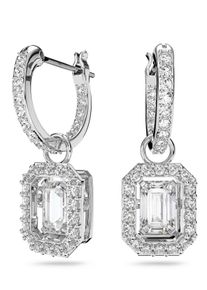 Swarovski Damen Paar Ohrhänger "Una Millenia Dc Stern, 5638495, 5641169", Metall, grau, Metall, Ohrringe, mit Swarovski Kristall