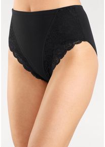 Petite Fleur Damen Formslip, Gr. 32, schwarz, Obermaterial: 90% Baumwolle, 10% Elasthan (LYCRA SPORT). Miedereinsatz: 90% Polyamid, 10% Elasthan.