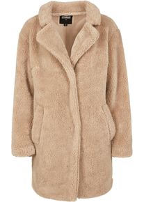 Urban Classics Damen Parka "Urban Classics Damen Ladies Oversized Sherpa Coat", beige, casual, Gr. XL, unifarben, 100% Polyester, Jacken