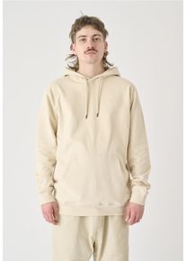 Cleptomanicx Herren Kapuzensweatshirt "Ligull", beige, casual, Gr. L, meliert, 100% Baumwolle, Sweatshirts, mit lockerem Schnitt