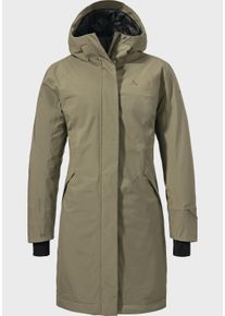 Schöffel SCHÖFFEL Damen Parka "Urban Ins Coat Style Gregale WMS", braun, modisch, Gr. 46, Oberstoff : 100% Polyester (Membran: Polyurethan) Futter : 100%