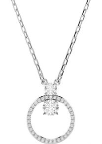 Swarovski Damen Kette mit Anhänger "Constella Pavé, 5692261, 5692266", Metall, L: 45cm, silber, Metall, Halsketten, mit Swarovski Zirkonia (synth.)