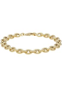 Firetti Damen Armkette "Schmuck Geschenk Gold 585 Armschmuck Armkette Anker ca. 6,8 mm breit", 21, Gelbgold 585, gold, Gelbgold 585, Armbänder