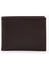 Levi's LEVI'S Geldbörse "BATWING BIFOLD ID", braun, Rindsleder, casual, Kleinlederwaren, Geldbeutel Portemonnaie Herrenbörse Leder