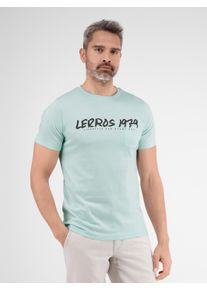 Lerros Herren T-Shirt "Lerros T-Shirt *Lerros 1979*", blau, Gr. S, 100% Baumwolle, Shirts