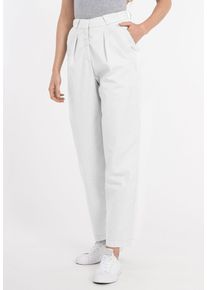 Recover Pants Damen Chinos "SOFIA", weiß, Gr. 40, unifarben, 97% Baumwolle;3% Elasthan, Hosen, mit extravaganter Schnittführung