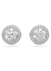 Swarovski Damen Paar Ohrstecker "Una Angelic Stern, 5636269, 5636275", Metall, weiß, Metall, Ohrringe, mit Swarovski Kristall