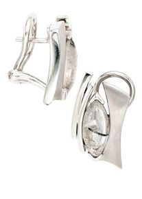 Jobo Damen Paar Ohrstecker "Ohrringe mit Turmalin", Silber 925 (Sterlingsilber), silber, Silber 925 (Sterlingsilber), Ohrringe, 925 Silber