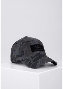 Damen Trucker Cap "Alpha Industries Accessoires - Headwear Velcro Cap Camo", schwarz, Alpha Industries, Obermaterial: 100% Baumwolle, Caps