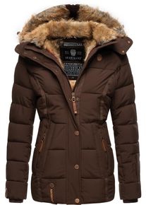 Marikoo Damen Winterjacke "Nekoo", braun, modisch, Gr. M, Oberstoff: 100% Polyester, Futter: 100% Polyester, Wattierung: 100% Polyester, Ärmelfutter: