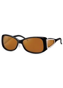 Damen Sonnenbrille "ambelis", schwarz, casual, Eschenbach OPTIK, Brillen, mit anpassbaren Stegarmen