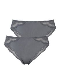 Lascana Damen Brasilslip, Gr. 32, grün, Obermaterial: 88% Polyamid, 12% Elasthan. Spitze: 87% Polyamid, 13% Elasthan, unifarben, Unterhosen, mit
