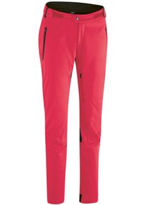 Gonso Damen Fahrradhose "SKARN LIGHT W", pink, Gr. 38, 100% Polyester, Hosen, lange Damen Radhose, Softshell-Hose mit Ventilation am Innenbein