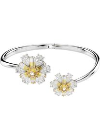Swarovski Damen Armreif "Idyllia E Florere Blume, 5679937", M, Metall, gelb, Metall, Armbänder, mit Swarovski Kristall