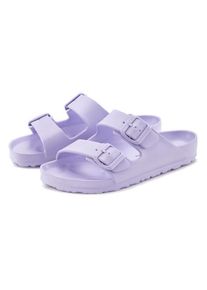 Venice Beach Set: Badepantolette violett Gr. 35 für Damen. Mit Zierschnalle