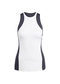 Adidas Premium Funktionstank Damen - weiß - Gr. L - Polyester/Elastan