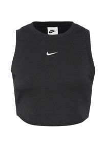 Nike Nsw Essential Croptop Damen - schwarz - Gr. L - Polyester/Lyocell/Elastan