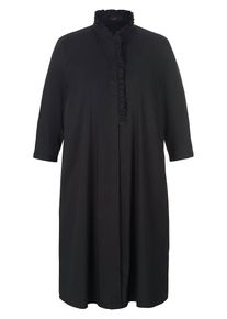 Emilia Lay - Kleid mit 3/4-Arm, schwarz, Gr. 40 / M - Baumwolle