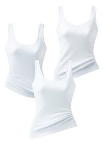 Petite Fleur Große Größen Achselhemd Gr. 40 weiß für Damen