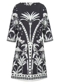 Paganne - Kleid mit 3/4-Arm, mehrfarbig, Gr. 36 / S