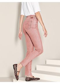 Peter Hahn Brax - Comfort Fit-Jeans Modell Caren, rosé, Gr. 18 - Baumwolle