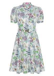 Marcel Ostertag - Kleid, weiss, Gr. 42 / M - Baumwolle