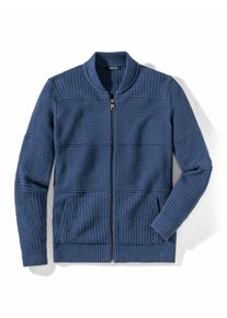 Walbusch Zip-Jacke Strukturmix