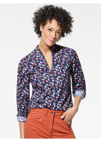 Walbusch Extraglatt-Bluse Kelchkragen