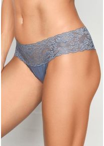 Vivance Brasilslip mehrfarbig Gr. 32/34 für Damen. Mit Spitze. Bequem. Nachhaltig.