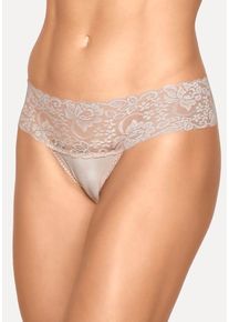 Vivance Brasilslip mehrfarbig Gr. 36/38 für Damen. Mit Spitze. Bequem. Nachhaltig.