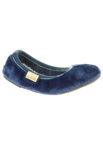 Living Kitzbühel Living Kitzbühel Ballerina Samt Unifaben Hüttenschuhe Kinder (Gr 28 |blau)